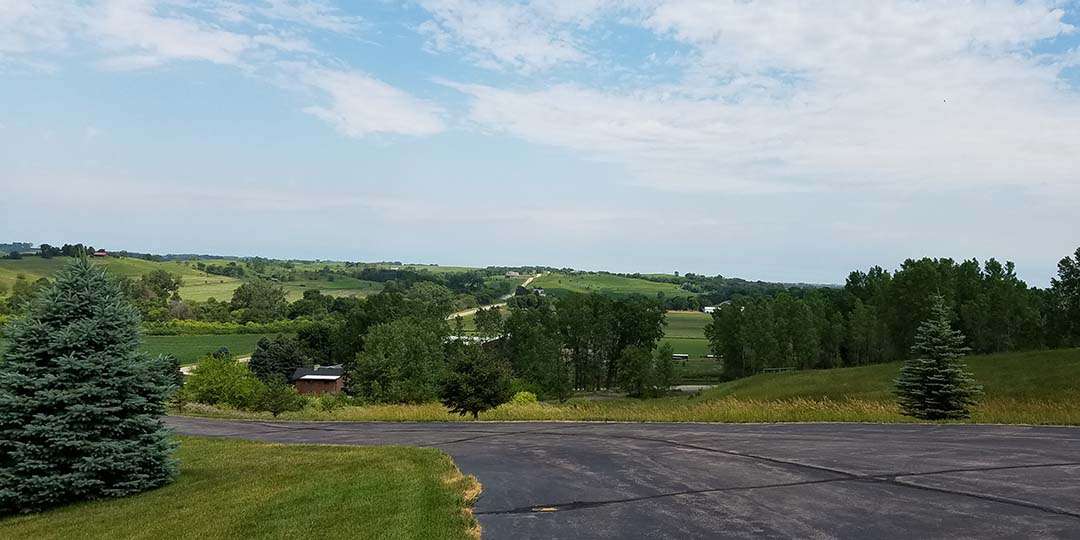 Quick trip to Iowa - view east