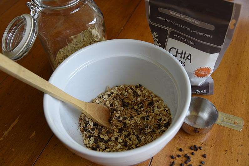 Sarah's No Bake Energy Balls-dry ingredients