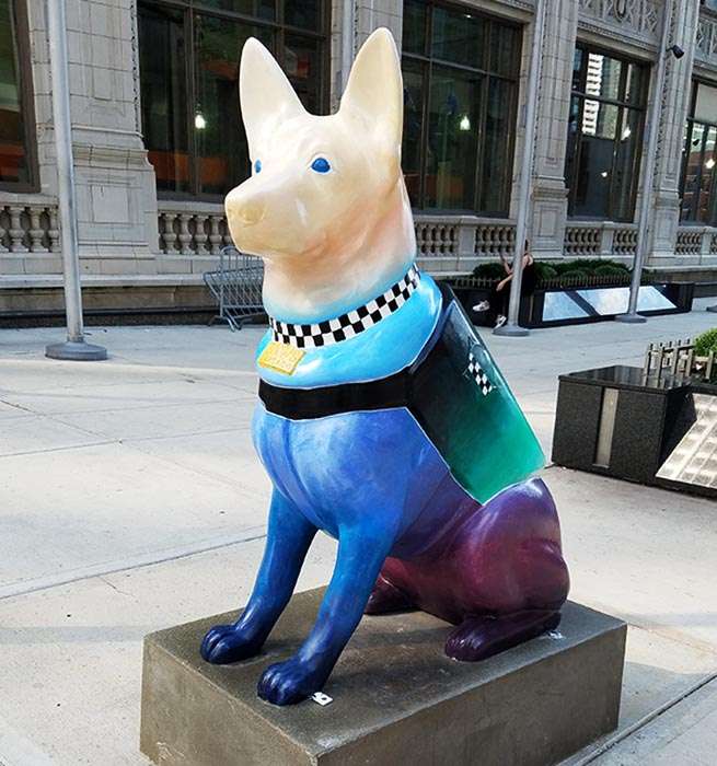 2017-09-30 Dog Statues in Chicago - dog 10