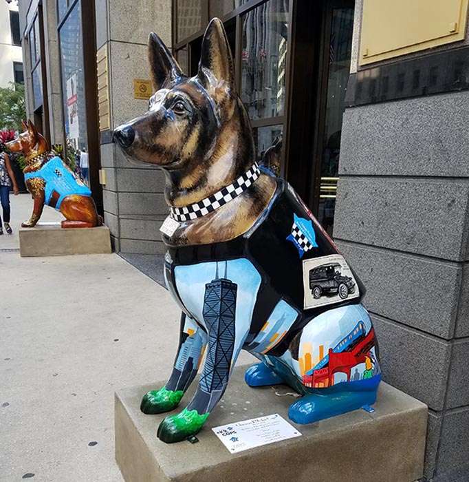 2017-09-30 Dog Statues in Chicago - dog 6